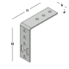 Afbeeldingen van GEBR. BODEGRAVEN Vloerhoek SV type A/C/D 175X180MM 60X5MM