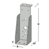 Afbeeldingen van GEBR. BODEGRAVEN Balkdrager GBS-KL SV 50X150MM 1,5MM