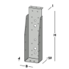 Afbeeldingen van GEBR. BODEGRAVEN Balkdrager GBS-KL SV 75X275MM 1,5MM