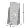 Afbeeldingen van GEBR. BODEGRAVEN Balkdrager GBS-ZL SV 75X150MM 1,5MM