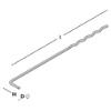 Afbeeldingen van GEBR. BODEGRAVEN UNI-L spouwanker VD 230MM Ø3,6MM