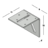 Afbeeldingen van GEBR. BODEGRAVEN Hoekanker zwaar ZM 80X80MM 72X4MM