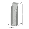 Afbeeldingen van GEBR. BODEGRAVEN Balkdrager GBS-KL SV 71X271MM 1,5MM