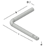 Afbeeldingen van GEBR. BODEGRAVEN BK-kruk EV 140X115MM Ø12MM