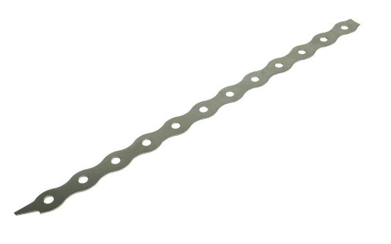 Afbeeldingen van GEBR. BODEGRAVEN Lijmkoppelstrip RVS316 O.G. Novo 300MM 17X0,5MM
