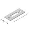 Afbeeldingen van GEBR. BODEGRAVEN Plaatje / rolschuif EV 25X61MM 2MM