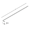 Afbeeldingen van GEBR. BODEGRAVEN UNI-L spouwanker RVS316 O.G. 290MM Ø3MM