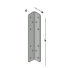 Afbeeldingen van GEBR. BODEGRAVEN Kruiskoppeling SV 200MM 30X30X2MM