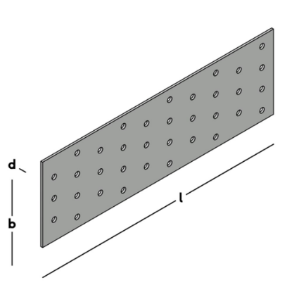 Afbeeldingen van GEBR. BODEGRAVEN Koppelplaat SV 80MM 250X2MM