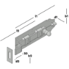Afbeeldingen van GEBR. BODEGRAVEN Rolschuif EV met bocht 200X80MM 8MM