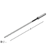 Afbeeldingen van GEBR. BODEGRAVEN Slagspouwanker RVS316 O.G. inclusief plug 275 Ø4MM SL5MM