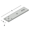 Afbeeldingen van GEBR. BODEGRAVEN Vloerkozijnstrip EV 250MM 60X8MM