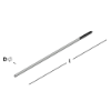 Afbeeldingen van GEBR. BODEGRAVEN UNI-flex fixeerpen RVS316 220MM Ø4MM SL4,6X35MM