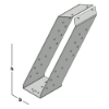 Afbeeldingen van GEBR. BODEGRAVEN Gordinglas SV 59X156MM 1,5MM