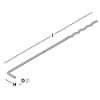 Afbeeldingen van GEBR. BODEGRAVEN UNI-L spouwanker RVS316 O.G. 260MM Ø3MM