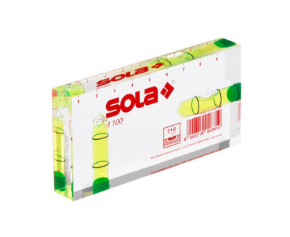 Afbeeldingen van BJC TOOLS Architectenwaterpas R100 groen SOLA 100X50X15MM