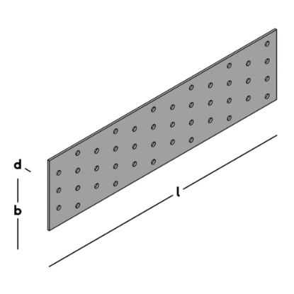 Afbeeldingen van GEBR. BODEGRAVEN Koppelplaat SV 80MM 300X2MM