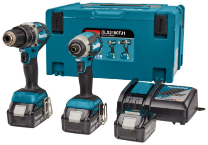 Afbeeldingen van Combiset DLX2180TJ1 vr allround (klop)b 18V 