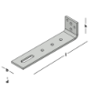 Afbeeldingen van GEBR. BODEGRAVEN Muurplaathoek TV 80X330MM 70X8MM