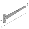 Afbeeldingen van GEBR. BODEGRAVEN T-heng ZM 250MM 39/15X1,5MM