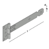 Afbeeldingen van GEBR. BODEGRAVEN Kruisheng RVS304 licht 250MM 35X2MM