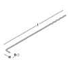 Afbeeldingen van GEBR. BODEGRAVEN UNI-L spouwanker RVS316 O.G. 320MM Ø3MM
