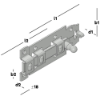 Afbeeldingen van GEBR. BODEGRAVEN Rolschuif RVS304 vlak 100X44MM 4MM