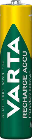 Afbeeldingen van Oplaadbare batterij AAA 800mAh 4x