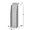 Afbeeldingen van GEBR. BODEGRAVEN Balkdrager GBS-LL SV 75X275MM 1,5MM