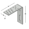 Afbeeldingen van GEBR. BODEGRAVEN Hoekanker zwaar TV 200X210MM 70X8MM