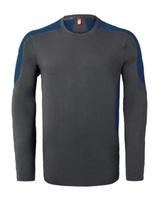 Afbeeldingen van HAVEP T-shirt met lange mouwen Baselayer WW 10073 charcoal/indigo blauw 2XL