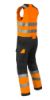Afbeeldingen van HAVEP Bodybroek High Visibility + 20453 charcoal/fluor oranje 48