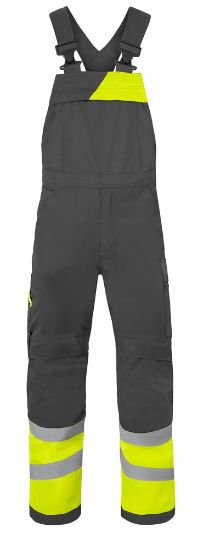 Afbeeldingen van HAVEP Amerikaanse overall High Visibility + 20446 charcoal/fluor geel 46