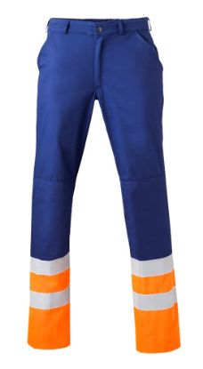 Afbeeldingen van HAVEP Werkbroek High Visibility 8397 navy/fluor oranje 50