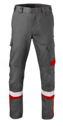 Afbeeldingen van HAVEP Werkbroek dames 5safety Image + 80517 charcoal/rood D38