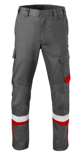 Afbeeldingen van HAVEP Werkbroek dames 5safety Image + 80517 charcoal/rood D40