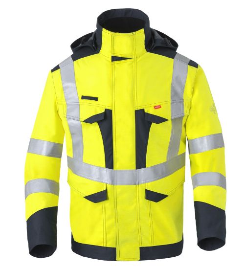 Afbeeldingen van HAVEP Parka Multi Shield 50248 fluor geel/navy 5XL