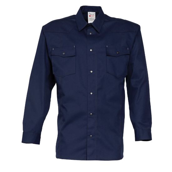 Afbeeldingen van HAVEP Overhemd met lange mouwen Basic 1655 navy 4XL