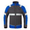 Afbeeldingen van HAVEP Softshell jas 5safety Image + 50384 charcoal/korenblauw M