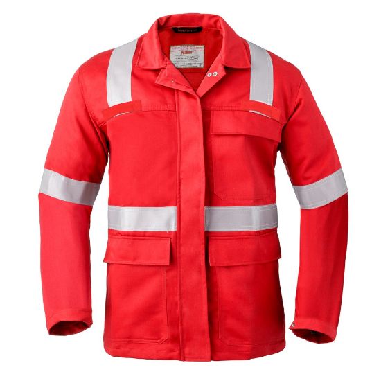 Afbeeldingen van HAVEP Jas 5safety 3256 rood 52