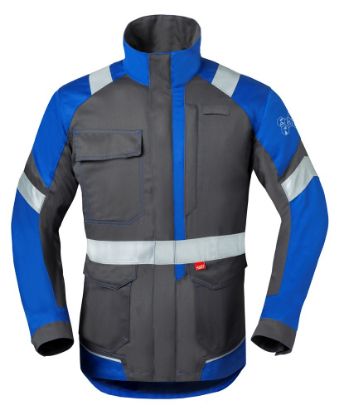 Afbeeldingen van HAVEP Jas dames 5safety Image + 50388 charcoal/korenblauw 4XL