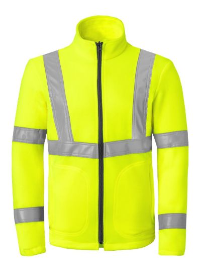 Afbeeldingen van HAVEP Fleece jack Baselayer PW 50219 fluor geel 4XL