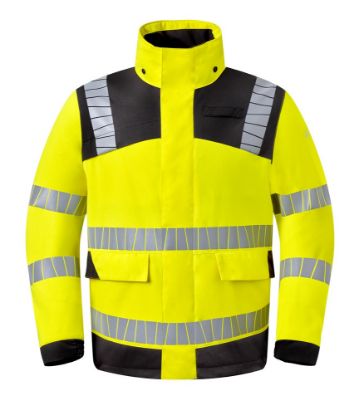 Afbeeldingen van HAVEP Parka High Visibility + 50423 fluor geel/charcoal 2XL