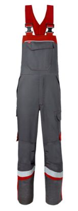 Afbeeldingen van HAVEP Amerikaanse overall 5safety Image + 20288 charcoal/rood 46