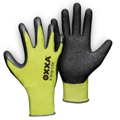 Afbeeldingen van OXXA Werkhandschoen X-Grip-Lite 51-025 zwart/geel 9