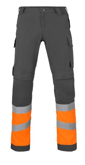 Afbeeldingen van HAVEP Werkbroek Multi Protector + 80569 charcoal/fluor oranje 58