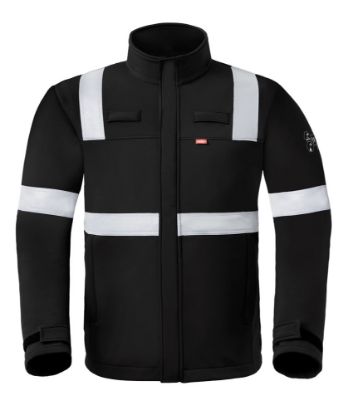 Afbeeldingen van HAVEP Softshell jas 5safety 50383 zwart 2XL