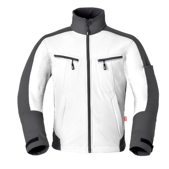 Afbeeldingen van HAVEP Softshell jas Attitude 40145 wit/charcoal S