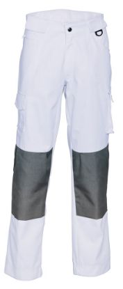 Afbeeldingen van HAVEP Werkbroek Basic 8597 wit/grijs 48