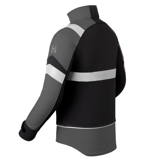 Afbeeldingen van HAVEP Softshell jas 5safety Image + 50384 zwart/charcoal M